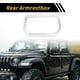 thumbnail image 3 of Moldura de cubierta de salida de aire del reposabrazos trasero Unique Bargains para Jeep Wrangler JL JLU Sport X Sahara Rubicon 18-24 Tono plateado, 3 of 6