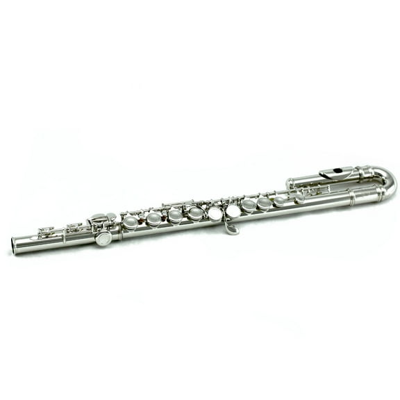 Sky C Flute with Lightweight Case, Cleaning Rod, Cloth, Joint Grease and Screw Driver - Curved Nickle
