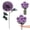 Dark Purple, variant on YAZHPA 1 Pcs Realistic Artificial Dandelion Flowers for Wedding Home Decoration Vivid Simulation Dandelions Bouquet with Soft Material Elegant Faux Floral Arrangement for Bedroom Living,White