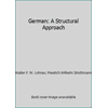 German: A Structural Approach, Used [Hardcover]