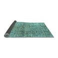 thumbnail image 2 of Ahgly Company Indoor Rectangle Abstract Light Blue Modern Area Rugs, 5' x 7', 2 of 4