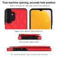 thumbnail image 3 of Mantto for Samsung Galaxy A13 5G Back Wallet Case, Card Slots Holder RFID Blocking Luxury PU Leather Shockproof Cover, Double Magnetic Buttons Kickstand Case,Red, 3 of 7