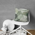 thumbnail image 5 of Boho Green Flowers Throw Pillow Covers 20"x20", Set Of 2, Linen Study Sofa Cushion Cover Indoor Living Room Home Decor, 5 of 7