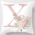 thumbnail image 4 of LingStar English Alphabet Cushion CoverFlower Printed Pillow Cover for Sofa Home Livingroom Kid Room Car Decoration Pillowcase, 4 of 5
