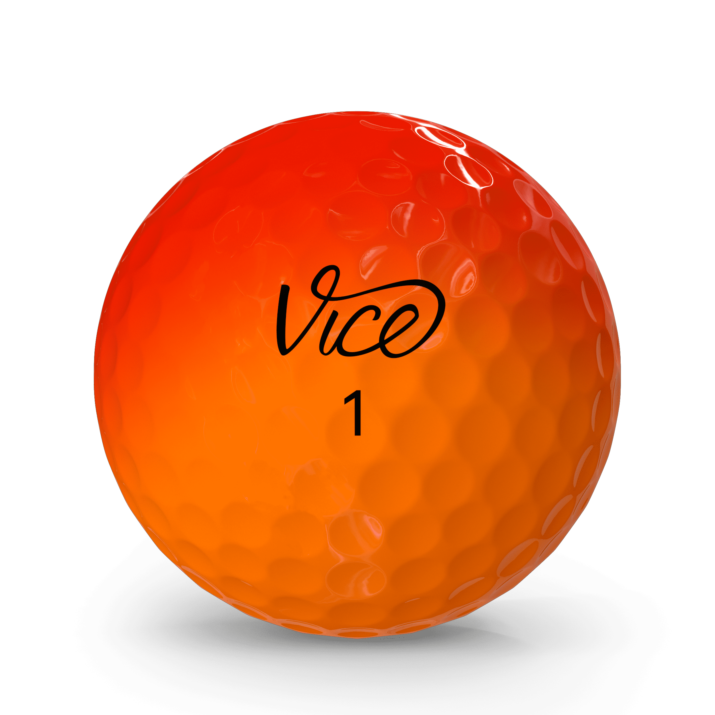 Vice Pro Golf Balls Shade Red Orange 12pack