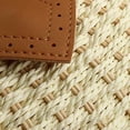 thumbnail image 3 of Women Shell Shape Straw Bag Rattan Woven Beach Handbags Summer Straw Tote Bag White, 3 of 5