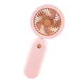 thumbnail image 3 of Ventilador para colgar en el cuello Ventilador de mano recargable eléctrico USB Dispositivo de enfriamiento portátil ajustable, Rosa Methold HA004311-01B, 3 of 6