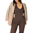thumbnail image 4 of Musuos Womens One-piece Suit, Slim Long Sleeve Hip-lifting Jumpsuit for Vacation, 4 of 5