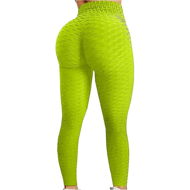 Pantalones de yoga para mujer Burbuja Levantamiento de glúteos Legging anticelulítico Cintura alta Entrenamiento Control de barriga Medias de yoga Adepaton WRMH-134-56
