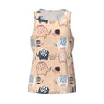 thumbnail image 4 of Fotbe Cute Ink Drawn Elephants Pattern Men's Quick Dry Workout Tank Top Gym Muscle Tee Fitness Bodybuilding Sleeveless T Shirt Breathable Workout Shirt-4X-Large, 4 of 9