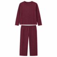 thumbnail image 1 of Set Pijama Secret Treasures para Dama, Manga Larga Rojo Talla G, 2Piezas, 1 of 4