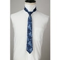 thumbnail image 5 of Boy's Necktie Blue Floral Tie Pocket Square Set Ties for Boy Formal Party School Youth Tie, 5 of 6