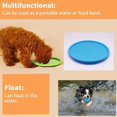 thumbnail image 4 of Dog Disc, Frisbee for Dogs, 2 Pcs Frisbee Dog Toy, for Games Sport Exercise Activity and Outdoor Play, for Small and Medium Dogs Diameter 18.5cm Blue and Green, 4 of 5
