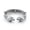 Silver, variant on 79g Stainless Steel Solid Wire Cuff Bangle Biker Skull End Bracelet For Men Huge-black