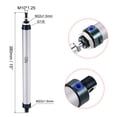 thumbnail image 2 of Uxcell 25mm Bore 250mm Stroke Pneumatic Air Cylinder with Y Connector and 4Pcs Quick Fitting Set, 2 of 6