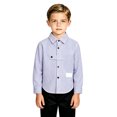 thumbnail image 4 of Grblisyd Boys Button Down Shirt Long Sleeve Summer Boys Dress Shirts Casual Formal Collared Shirt Back to School Clothes, 4 of 4