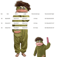thumbnail image 3 of Big Mouth Monster Onesie Pajamas, Plush Monster Onesie, Soft Plush Loungewear, Cozy One Piece Loungewear Funny Onesie for Halloween Costumes, Halloween Pajamas & Christmas Pajamas Green 120, 3 of 5