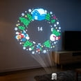 thumbnail image 4 of Rechargeable Rotating LED Projector Night Light, Christmas Snowflake Rotating Projection Lamp, Warm Decorative Projector Light for Bedroom Xmas Holiday Indoor Party Wall Ceiling Decor, 4 of 6