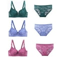 thumbnail image 3 of Bra & Brief Sets High Support Bras for Women Adjustable Strap Full Coverage Up Bras Comfortable No Underwire Wireless Bras 40, 3 of 7