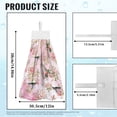 thumbnail image 7 of SEANATIVE Hummingbird Hanging Hand Towels for Kitchen Decorative Floral Fast Drying Hand Towels for Bathroom Set of 2 Portable Hand Dry Towel with Hanging Loop Machine Washable Hang Towel, 7 of 7