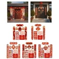 thumbnail image 2 of Prosperous 2026 Horse Year Spring Festival Door Decors Set With Couplets And Characters For Holiday Ambiances, 2 of 9