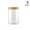 800ml, variant on Plastic Jar Clear Container with Wooden Lid For Salt Coffee Tea Loose Bean M4S3