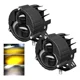 thumbnail image 2 of Faros Auxiliares De Lupa De Doble Color P/auto, Moto, 1 Par, 2 of 8