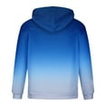 thumbnail image 4 of Oalirro Your Fashion A1 Series Mens Long Sleeve Gradient Hoodie Pullover Blue,M, 4 of 4