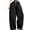 Black, variant on Women's Fringed Elastic Waist Curved Style Rolled Up Pants Loose Fit Fashion Casual With Pockets Daily Summer Breathable Trousers