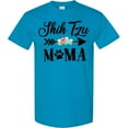 thumbnail image 3 of Inktastic Shih Tzu Mama with Flowers and Arrow T-Shirt, 3 of 5