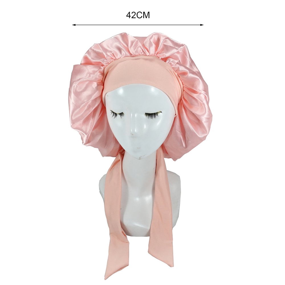 EIMELI Bonnet Queen Satin Bonnet Silk Bonnet for Sleeping Hair Bonnet Adjustable Bonnet Night Cap Bonet for  Curly Hair