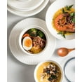 thumbnail image 6 of 16 oz Lidded Ramekins Set of 4, Oven Safe Porcelain Baking Dishes with Embossed Design, 6 of 7