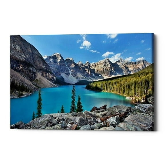 Epic Graffiti  "Valley of the Ten Peaks," Giclee Canvas Wall Art, 18"x26" 18" x 26"
