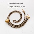 thumbnail image 2 of Shoulder Leather Chain Strap Replacement, Vintage PU Leather Metal Replacement with Rotating Buckle, 2 of 5