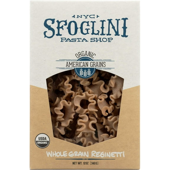 Sfoglini Organic Whole Grain Reginetti Pasta, 12 Ounce -- 6 per case.