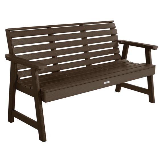 Highwood Weatherly 5-foot Garden Bench - 2-Person, Eco-friendly, Synthetic Wood