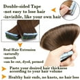 thumbnail image 4 of MY-LADY 20" 100g 40pcs Tape in 100% Real Remy Human Hair Extensions Seamless Full Head Skin Weft Highligh Hairpiece Straight #06 Light Brown, 4 of 8