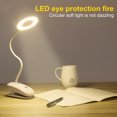 thumbnail image 4 of Gwong Electrónica Lámpara de escritorio Protección ocular recargable con clip mini lectura LED luz para estudio, 4 of 6