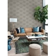 thumbnail image 4 of Advantage Lehnmann Taupe Geo Wallpaper, 4 of 4