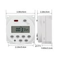 thumbnail image 4 of GUYUTING Programmable Timer Switch 17 Settings Daily 1 Minute Minimum Interval Auto On Off 12V DC for Neon Lamps, 4 of 8
