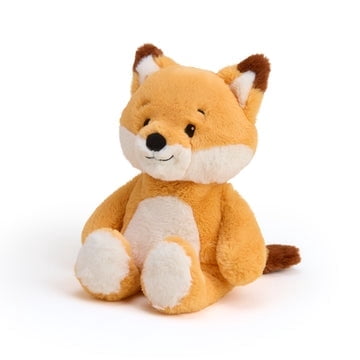 Warmies Cute Fox Stuffed Animal, Microwavable Heated Plushie and Weighted Soft Plush Toys