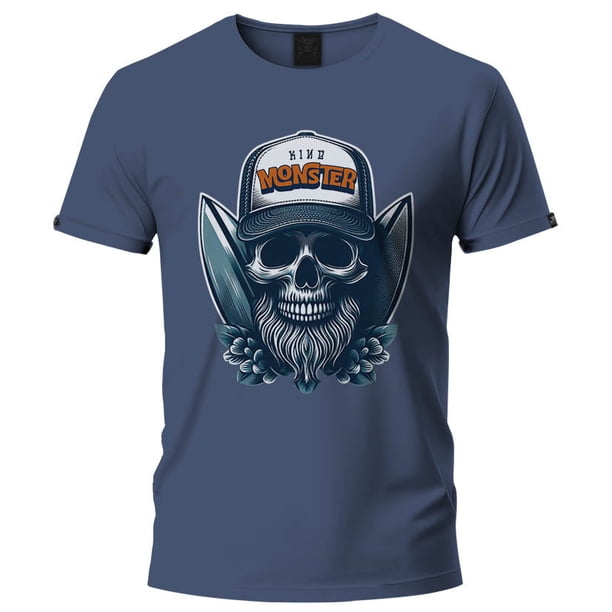 Playera Azul Manga Corta Chica Tikitiki