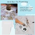 thumbnail image 3 of Engraving Rubber DIY Handmade Rubber Stamp White Tofu White Jelly, Thin Section, Soft and Easy to Engrave, Used for Stamping Soft Rubber Crafts and DIY Handmade Projects, 3 of 9