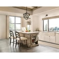 thumbnail image 4 of Home Square Dining Room Twin Sisters Ladderback Counter Stool - Set of 3, 4 of 4