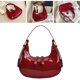 thumbnail image 5 of Bolso Media para Mujer Bolso Hombro Informal Bolso Elegante para Citas (rojo L), 5 of 9