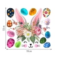 thumbnail image 3 of CoreLiving Easter Window Stickers Oil Painting Happy Bunny Eggs Spring Decorations for Indoor Glass Windows Home Office Holiday Party Supplies Gift Ideas, 3 of 6