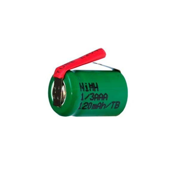 100-Pack 1/3 AAA NiMH Batteries with Tabs (120 mAh)