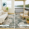 thumbnail image 4 of Addison Rugs Chantille Indoor/Outdoor Transitional Floral Sage Machine Washable Rectangle Rug, 10' x 14', 4 of 8