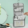thumbnail image 6 of Pebbuoy Toiletry Bag Hanging Travel Makeup Pouch with Hook Large Capacity Multiple Compartments Waterproof Easy to Clean Portable Cosmetic Bag, 6 of 6