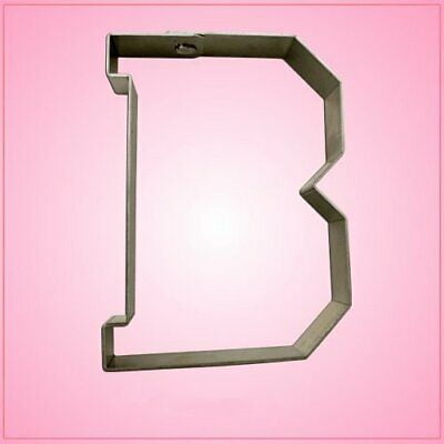 

Varsity Letter B Cookie Cutter 4.25 inch (metal) aluminum